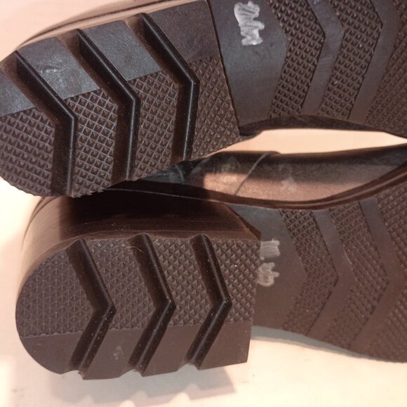 SOREL "Cate" Sz 8US/37EU Quarry Gray Leather Moto Style Ankle Bootie - Picture 10 of 11